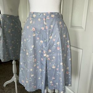 Vintage Cottagecore Floral Skirt